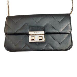 Furla Bella Pre-loved Quilted Crossbody Bag Clutch